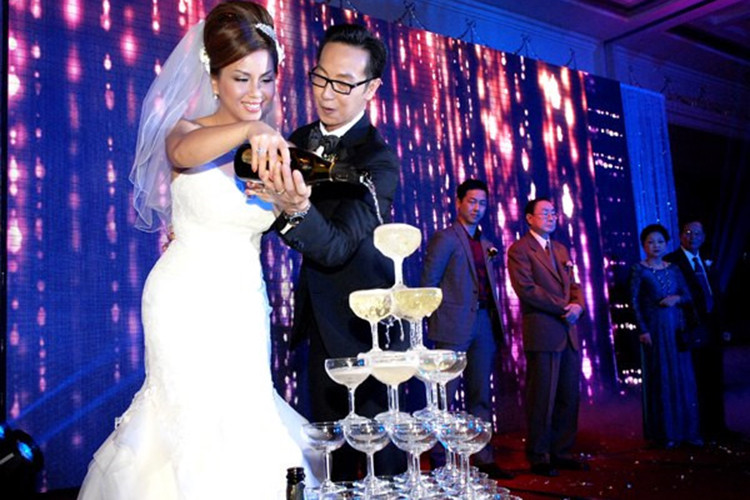 Hình ảnh Minh Tuyết trong đám cưới vào năm 2013. Ảnh: Zing