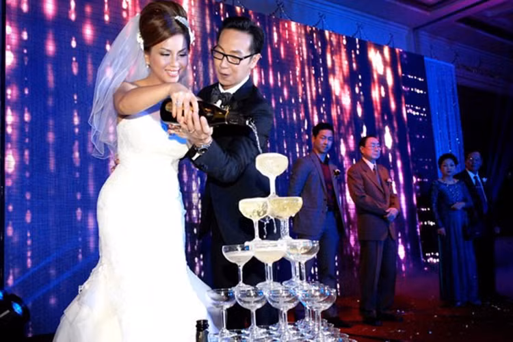 Hình ảnh Minh Tuyết trong đám cưới vào năm 2013. Ảnh: Zing