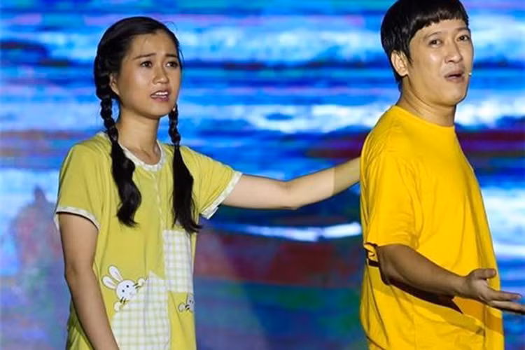 Lâm Vỹ Dạ đã được Trường Giang chỉ dạy nhiều về diễn xuất. Ảnh: Yan