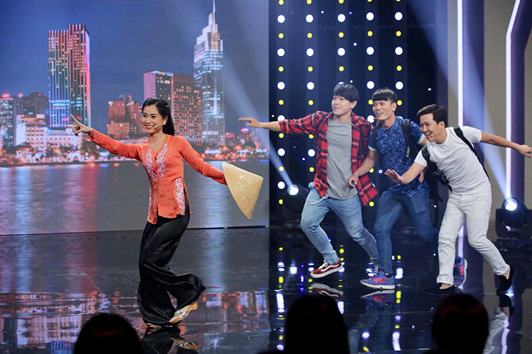 Sau khi ra trường, Lâm Vỹ Dạ đầu quân về sân khấu kịch Nụ cười mới. Ảnh: FBNV