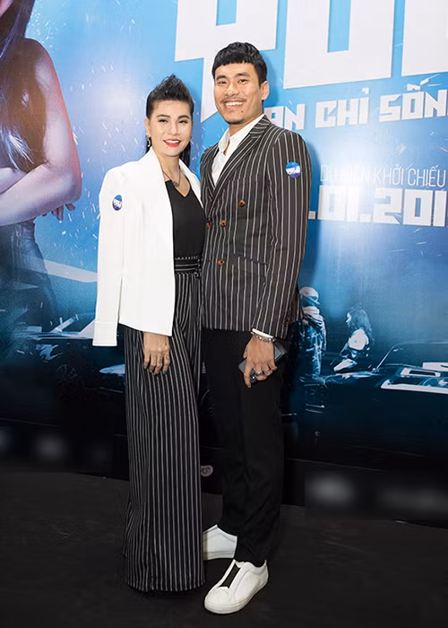 Trước những câu hỏi về ồn ào cách đây không lâu, cả hai từ chối trả lời. Ảnh: Gia đình Việt Nam