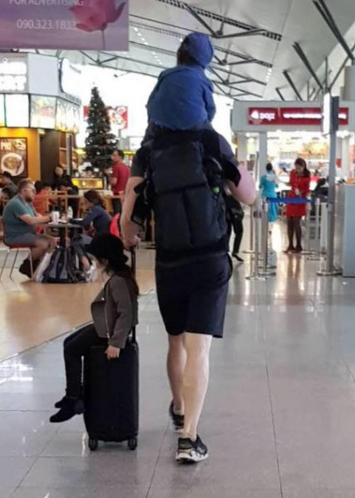 Không ít dân mạng đặt nghi vấn D.F là cha đẻ của bé Mộc Trà và Túc Mạch. Ảnh: Ngôi sao