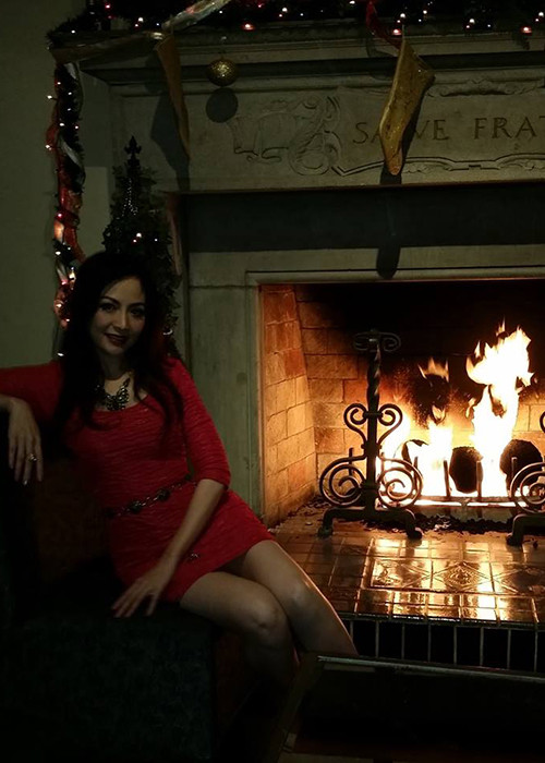 Hình ảnh hiếm hoi ở đời thường của Thiên Nga vào đầu năm 2019. Ảnh: FBNV