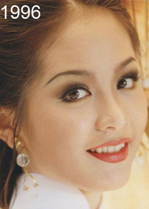 Năm 1996, Nguyễn Thiên Nga giành vương miện Hoa hậu Việt Nam. Thời điểm đăng quang, cô cao 1m71, có số đo 3 vòng khá hoàn hảo 85-60-90. Ảnh: Dân Việt