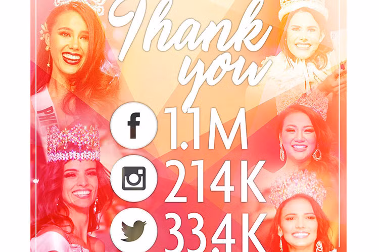 Danh sách gồm 107 người đẹp chính thức lọt top ở 5 cuộc thi nhan sắc lớn gồm Hoa hậu Hoàn vũ Thế giới, Hoa hậu Thế giới, Hoa hậu Quốc tế, Hoa hậu Siêu quốc gia và Hoa hậu Trái đất cùng 5 người đẹp bị loại nhưng vẫn gây ấn tượng ở mỗi cuộc thi.