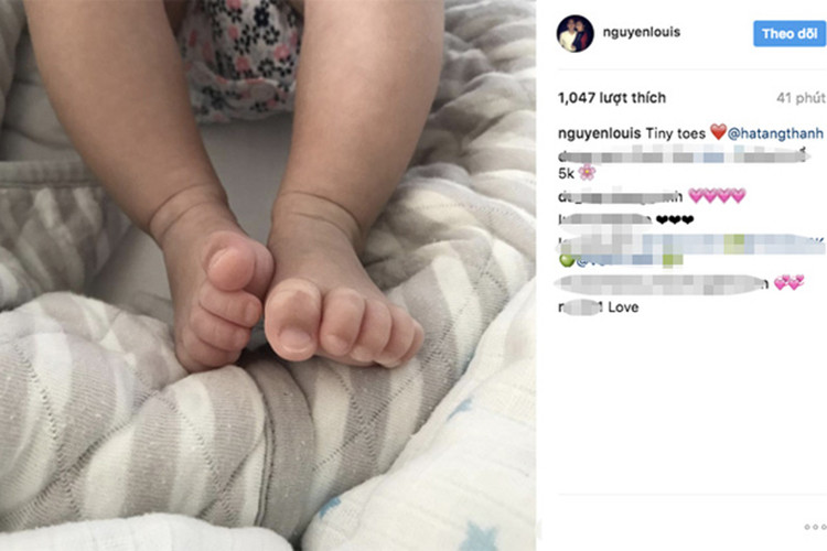 Dù giấu kín con gái và con trai nhưng vợ chồng Hà Tăng vẫn như bao ông bố bà mẹ khác cũng rất háo hức chia sẻ những điều đáng yêu về hai thiên thần nhỏ của mình.