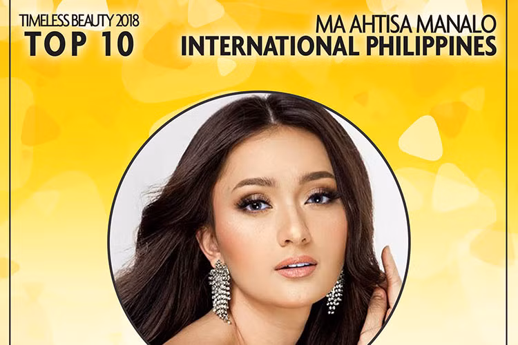 Ahtisa Manalo - đại diện của Philippines tại Hoa hậu Quốc tế.