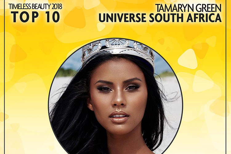 Tamaryn Green - đại diện Nam Phi tại Hoa hậu Hoàn vũ Thế giới.