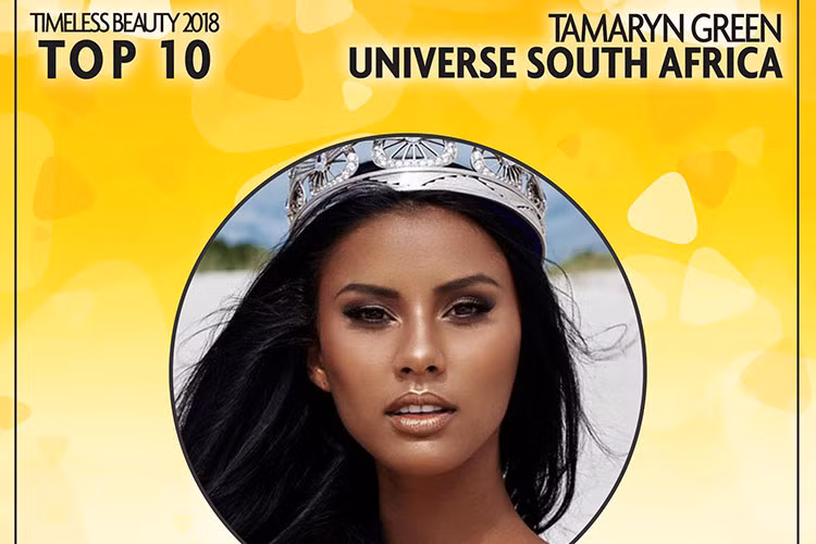 Tamaryn Green - đại diện Nam Phi tại Hoa hậu Hoàn vũ Thế giới.