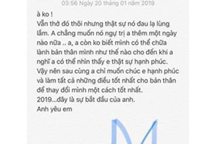 Đáng chú ý, trong ngày tình cũ đi hỏi vợ, Hạ Vi khoe lời tỏ tình của một chàng trai. Ảnh: Instagram