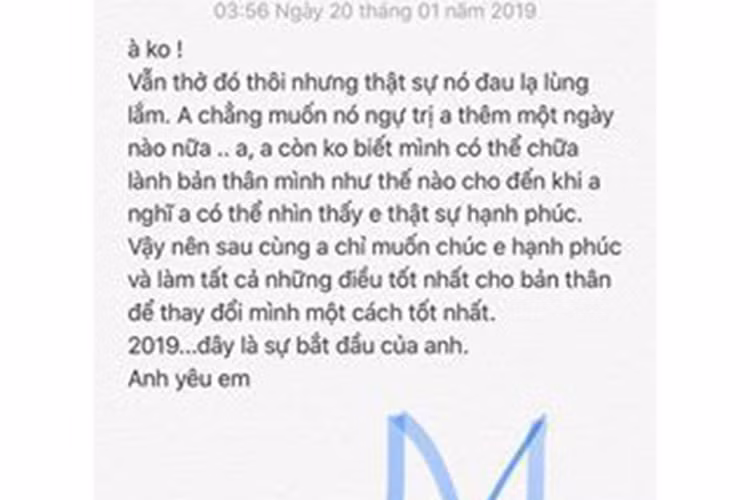 Đáng chú ý, trong ngày tình cũ đi hỏi vợ, Hạ Vi khoe lời tỏ tình của một chàng trai. Ảnh: Instagram