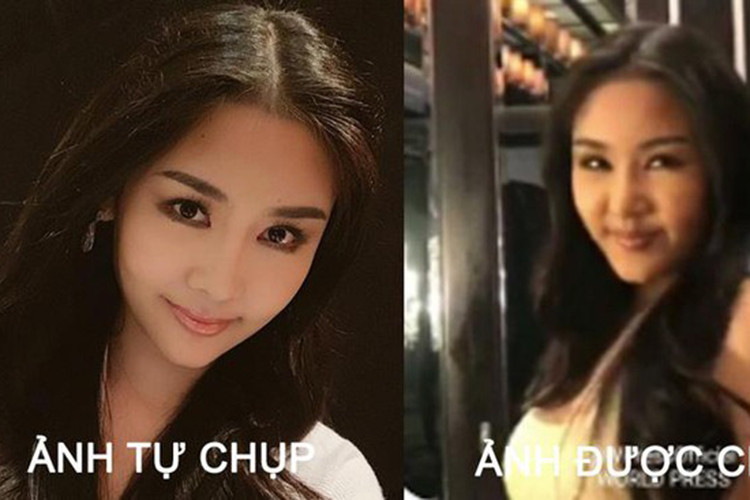 Nhiều người đặt nghi vấn Ngân Anh đã photoshop quá đà hình ảnh của mình.