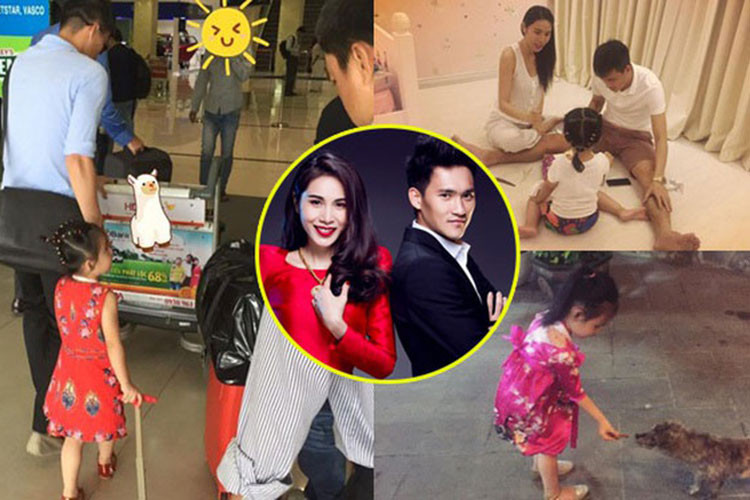 Bẵng một thời gian, con gái của cặp đôi sao Việt Công Vinh - Thủy Tiên đã cao hẳn.