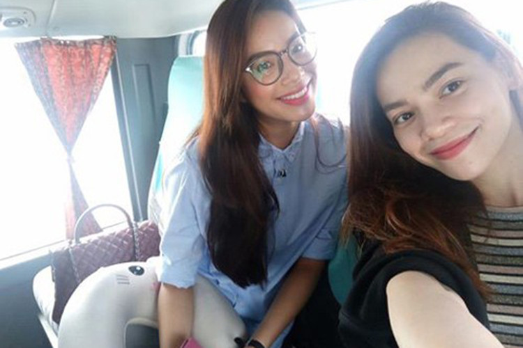 Ngoài lên tiếng phủ nhận tin đồn chung bạn trai với Hà Hồ, Phạm Hương còn khẳng định cô chưa có người yêu. Ảnh: FBNV