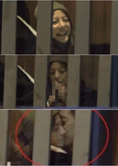 Mới đây, Triệu Vy bất ngờ lộ clip được cho là hôn đạo diễn Lý Phi ở nhà hàng. Vì nữ diễn viên đã kết hôn nên clip khiến cô vướng tin đồn ngoại tình. Ảnh: Sina