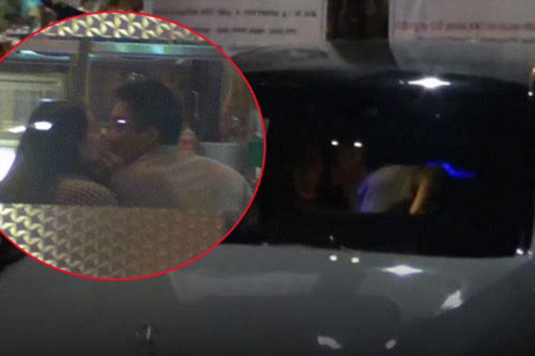 Cường Đô la từng bị bắt gặp chủ động khóa môi Hạ Vi ngay giữa nhà hàng vào năm 2015. Ảnh: Ngôi sao