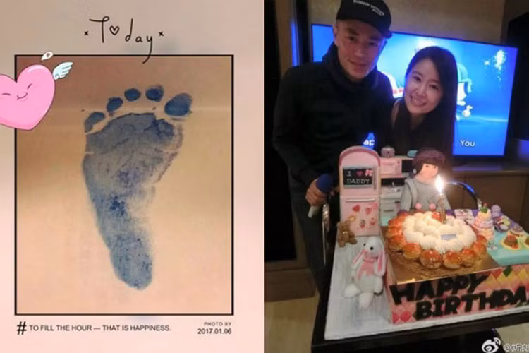 Cặp sao Hoa ngữ Lâm Tâm Như và Hoắc Kiến Hoa chưa từng chia sẻ bất kì hình ảnh nào về con gái Cá Heo Nhỏ.