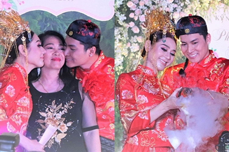 Mới đây, bà Liên còn trao lại Lâm Khánh Chi cuốn sổ đỏ với tổng diện tích đất lên đến 419m2 ở quê nhà để mừng kỷ niệm 1 năm ngày cưới của vợ chồng con trai. Ảnh: Yeah1