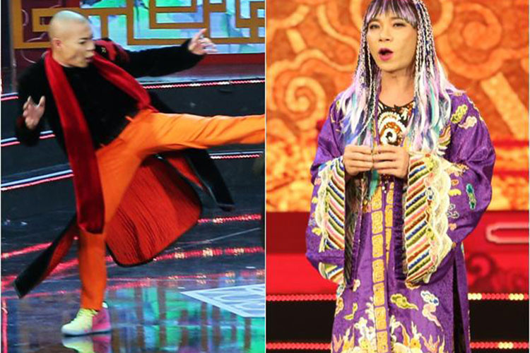 Mọi năm, tạo hình của Bắc Đẩu (Công Lý) luôn được chú ý nhiều nhất. Trong buổi ghi hình đầu tiên, nhân vật này lúc để đầu trọc, lúc lại điệu đà với mái tóc tết sành điệu. Ảnh: Ảnh: Thời đại plus