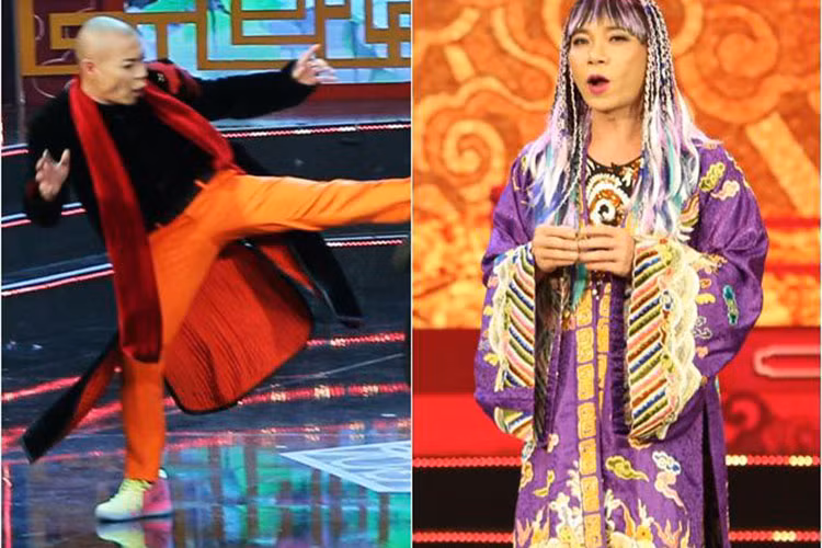 Mọi năm, tạo hình của Bắc Đẩu (Công Lý) luôn được chú ý nhiều nhất. Trong buổi ghi hình đầu tiên, nhân vật này lúc để đầu trọc, lúc lại điệu đà với mái tóc tết sành điệu. Ảnh: Ảnh: Thời đại plus