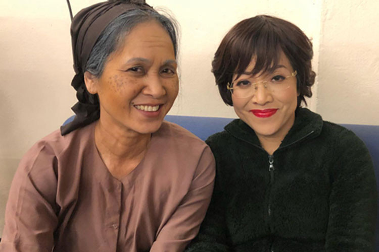 Nghệ sĩ Lan Hương "Sống chung với mẹ chồng" bất ngờ tham gia diễn xuất trong Táo quân 2019. Ảnh: Gia đình Việt Nam