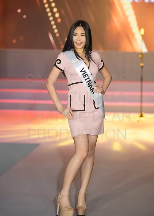 Không được Cục Nghệ thuật Biểu diễn, Lê Âu Ngân Anh vẫn có mặt tại Hoa hậu Liên lục địa 2018.