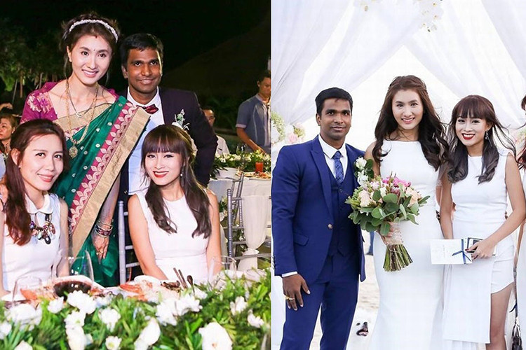 Theo thông tin, chồng của Nguyệt Ánh là một giáo viên yoga. Ảnh: Yan