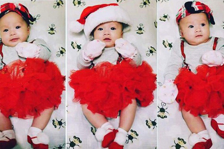 Hình ảnh đáng yêu của con gái Xuân Mai được chia sẻ gần đây khiến fan thích thú. Ảnh: VTC