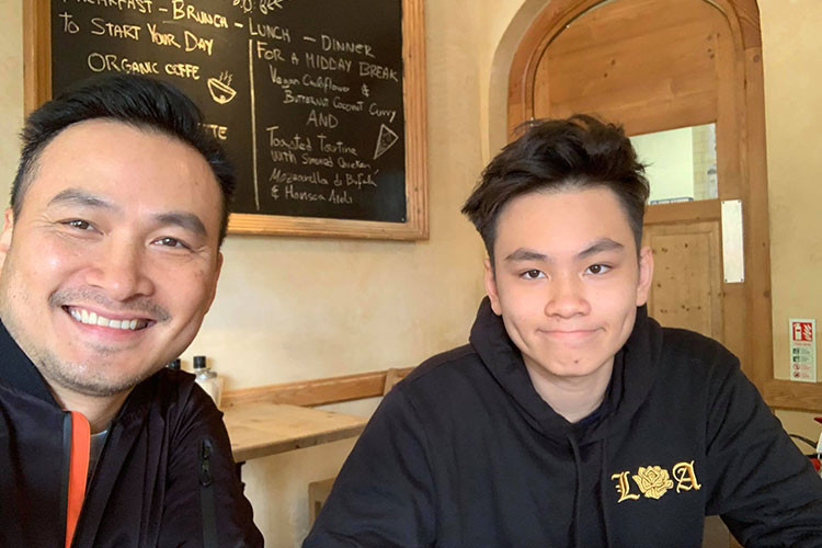 Chi Bảo còn mong con trai sẽ là một chiến binh để chiến thắng chính mình.