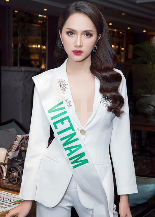 Vóc dáng gợi cảm cũng là lợi thế của Hương Giang Idol khi cô chọn phong cách menswear. Ảnh: FBNV