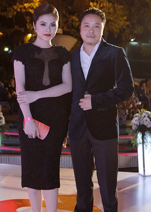 Sau thời gian dài vướng tin đồn hẹn hò, Vân Trang và Victor Vũ tỏ ra khá lạnh nhạt khi cùng xuất hiện trong buổi ra mắt phim “Cô dâu đại chiến 2” vào tháng 1/2014. Ảnh: Dân Việt