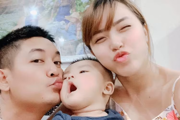 Thành Đạt từng xuống tóc cầu bình an cho Hải Băng và đứa con trong bụng của vợ.