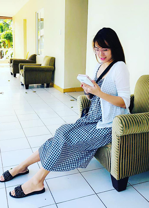 Sau khi sinh 2 nhóc tì: 1 trai, 1 gái, Hải Băng tiếp tục mang bầu với ông xã Thành Đạt.