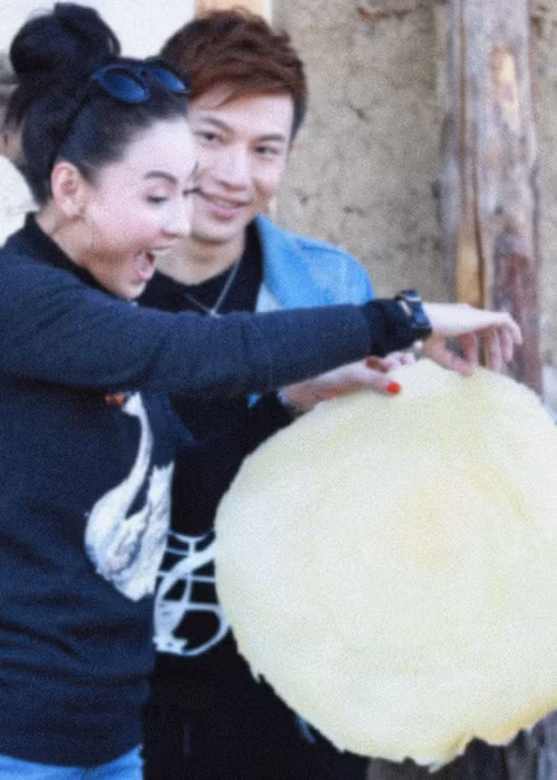 Hà Mạnh Hoài là nam MC kiêm diễn viên người Đài Loan. So với Trương Bá Chi, anh kém nổi tiếng hơn.