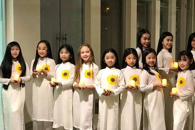 Ngọc Nga từng tâm sự về niềm đam mê người mẫu của con gái.