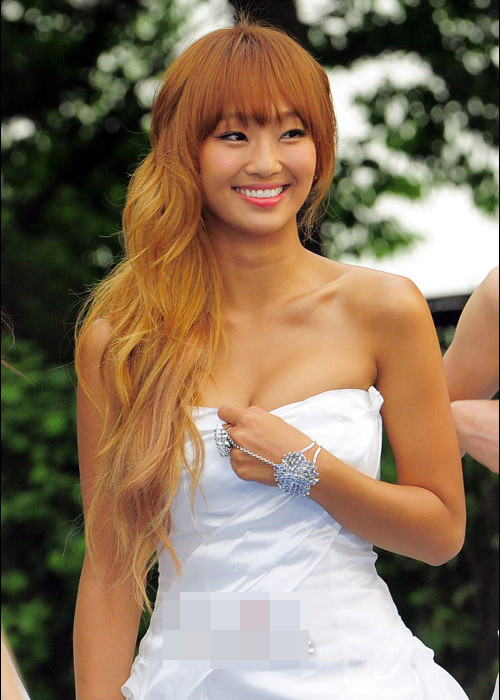 Bỏ mặc những ý kiến trái chiều từ dư luận, nữ ca sĩ xứ Hàn liên tục biến hóa hình ảnh để ngày càng gợi cảm. Ảnh: SBS