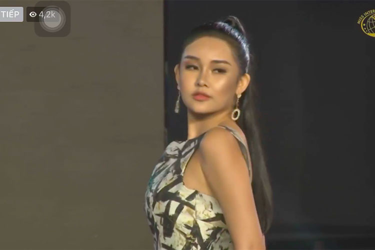 Theo Ngôi sao, ngày 15/1, luật sư của Ngân Anh đã nộp đơn khởi kiện Cục Nghệ thuật Biểu diễn lên Tòa án nhân dân thành phố Hà Nội về việc không xem xét đề nghị cấp phép cho Ngân Anh thi Hoa hậu Liên lục địa. Đến tối ngày 16/1, Ngân Anh lấy lại tự tin tham gia 2 vòng thi.