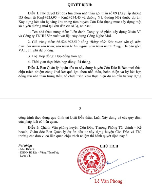 BR-VT: Cty Xuan Vu “doc quyen” trung goi thau 16 ty tai Con Dao?-Hinh-2