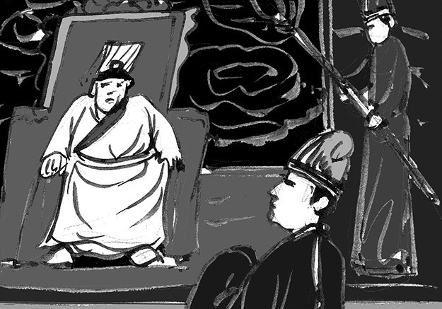 Ngoài “ăn bẩn”, câu “Nhờ bóng quan lớn” trong tác phẩm cũng được người dân sử dụng rất rộng rãi.