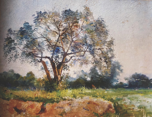 Vào năm 1926, vua Hàm Nghi lần đầu tổ chức cuộc triển lãm cá nhân với 38 bức tranh sơn dầu, 12 bức tranh pastels và 8 bức tượng.