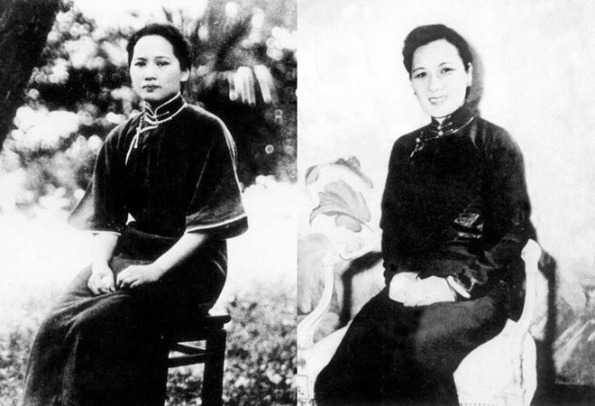 Tiếp đến, Tống Khánh Linh (trái ảnh) cưới nhà cách mạng Tôn Trung Sơn. Người em gái út Tống Mỹ Linh (phải ảnh) trở thành vợ Tổng thống Trung Hoa Dân Quốc Tưởng Giới Thạch.