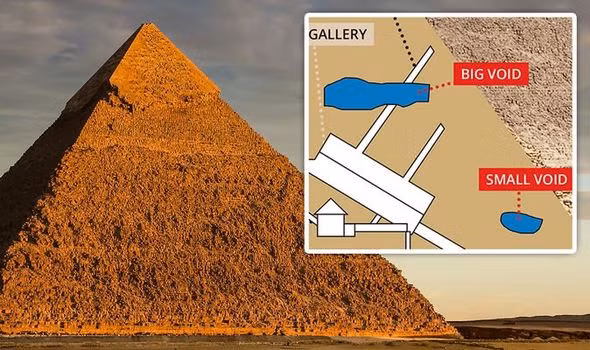 Theo đó, vào năm 2016, các chuyên gia phát hiện một hốc nhỏ ở mặt bắc của Đại kim tự tháp. Đến năm 2017, công chúng ngỡ ngàng khi giới khảo cổ công bố phát hiện ra "Big Void" (tạm dịch: Khoảng rỗng lớn).