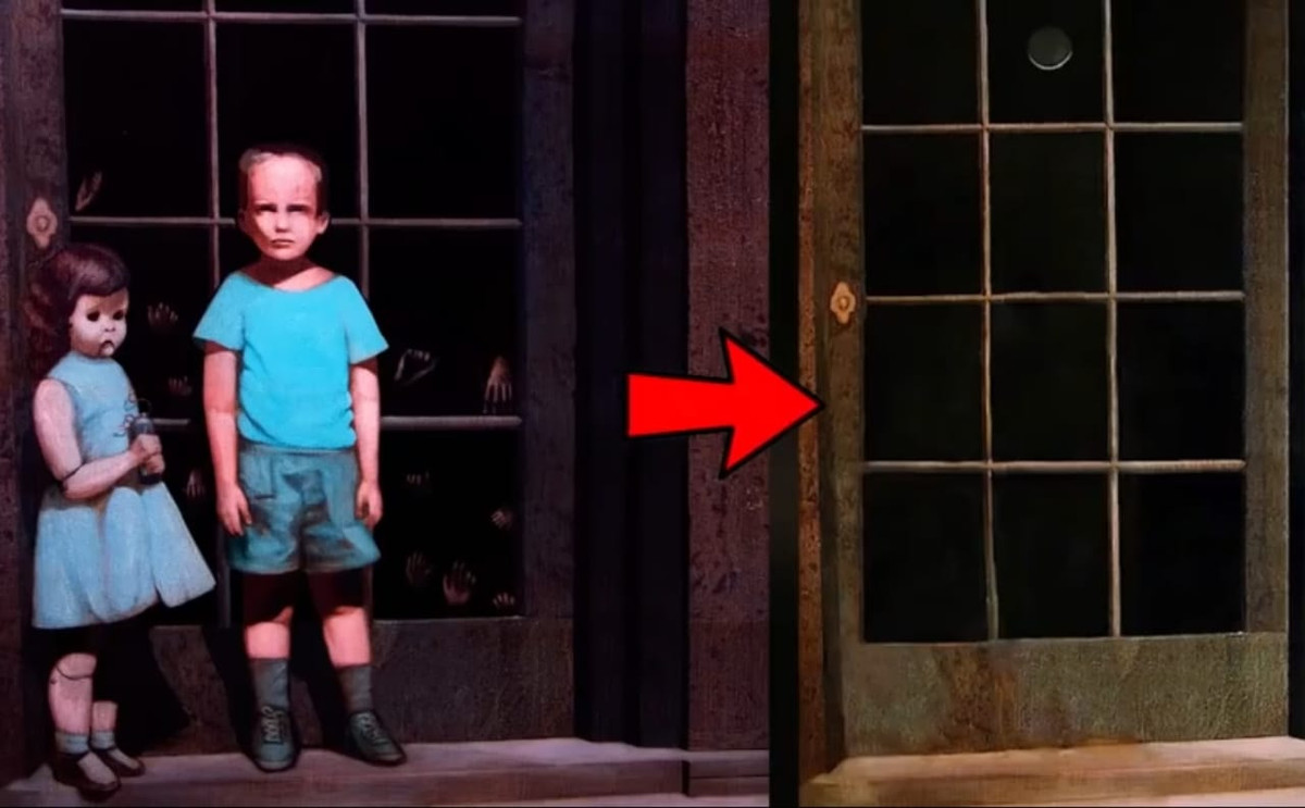 Thậm chí, 2 đứa trẻ ấy còn bước ra khỏi bức tranh và đi vào phòng bé gái này vào buổi tối.