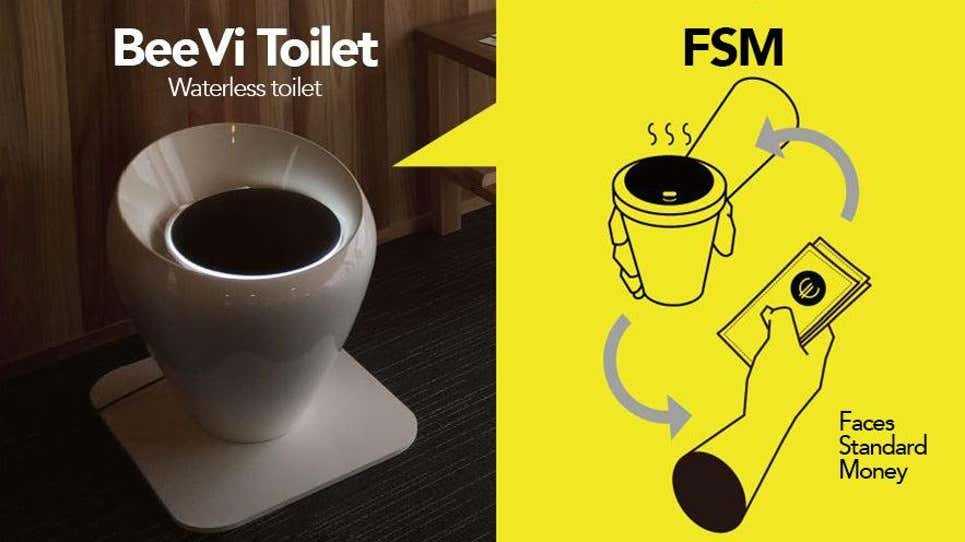 Kinh ngac thiet ke nha ve sinh bien chat thai thanh... tien ao