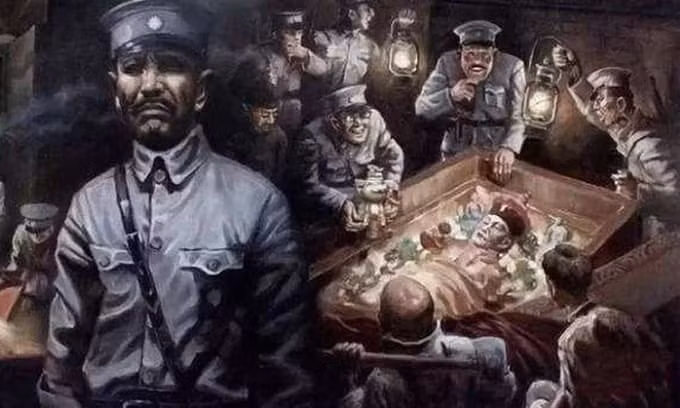 Dù có chức vụ cao trong quân đội nhưng Tôn Điện Anh vẫn không bỏ được những việc làm phạm pháp. Điển hình là việc gã lên kế hoạch đột nhập vào Thanh Đông lăng để ăn trộm báu vật.