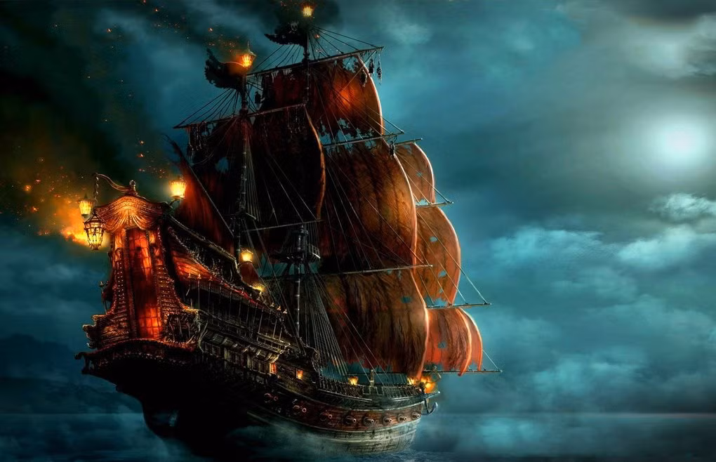 Theo các ghi chép lịch sử, nhóm hải tặc do Edward Teach cầm đầu tấn công tàu chuyên chở nô lệ tên La Concorde of Saint-Malo của Pháp vào tháng 11/1717. Sau đó, nhóm cướp biển đổi tên con tàu thành Sự báo thù của Nữ hoàng Anne.