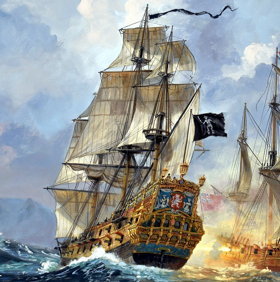 Con tàu đó được Roberts trang bị 40 khẩu pháo và có thể chở 157 tên cướp biển. Với con tàu hải tặc này, nhóm cướp biển do gã cầm đầu thực hiện nhiều vụ cướp bóc thành công. Tuy nhiên, cuối cùng, gã bị tiêu diệt trên chính con tàu này vào tháng 2/1722.