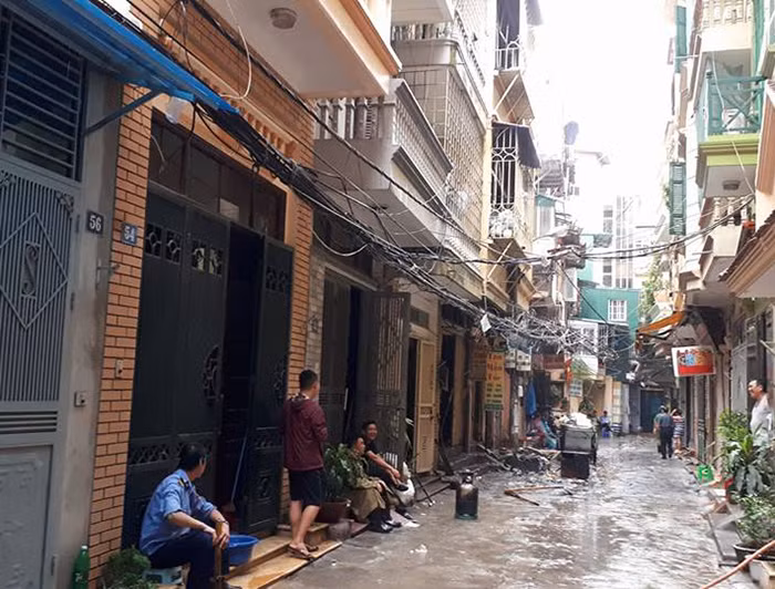 Chay nha trong dem khien hai me con tu vong thuong tam o Ha Noi-Hinh-2