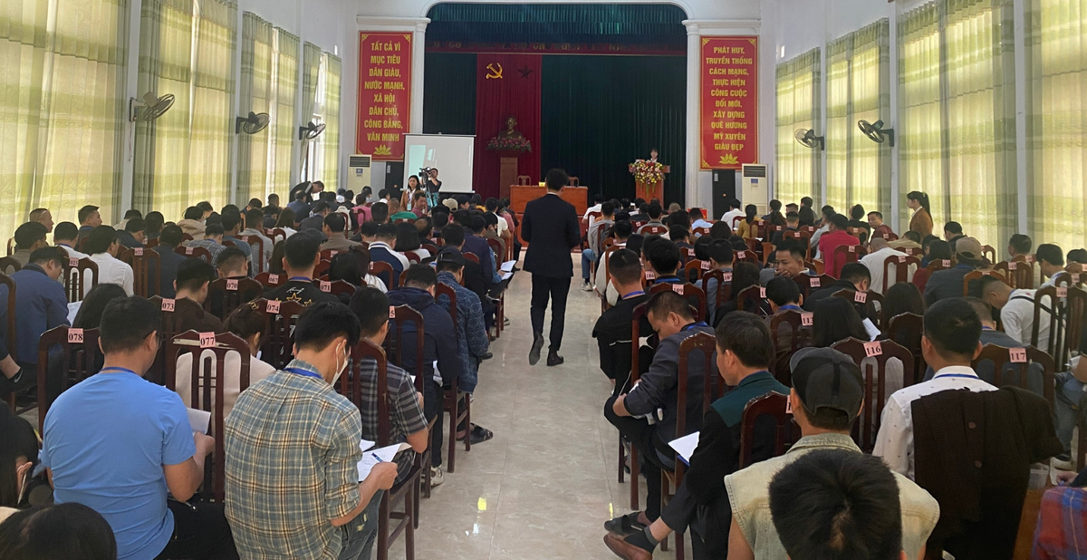 Ha Noi dau gia thanh cong 47 lo dat, thu ve 122 ty dong