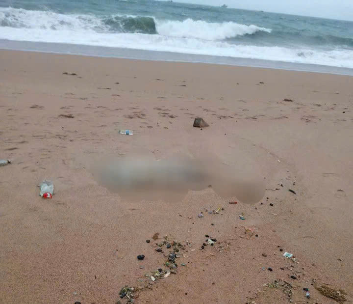 Phat hien thi the khong nguyen ven troi dat vao bo bien Phu Yen